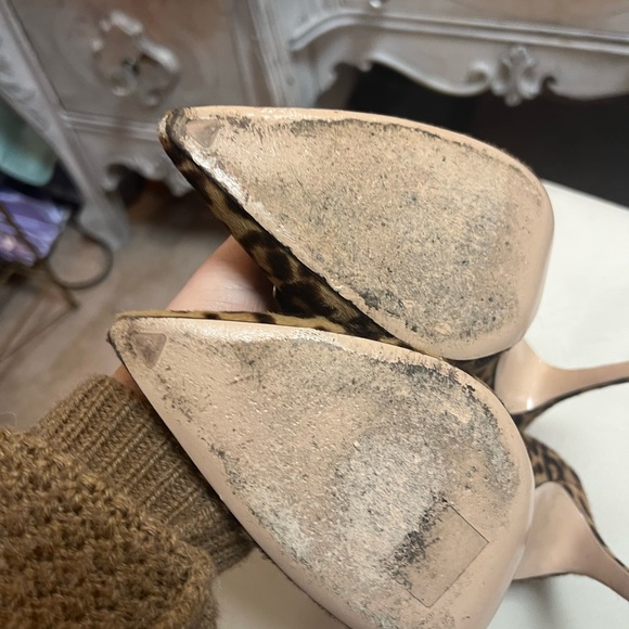Gianvito Rossi calf hair leopard print pumps 40 - Picture 7 of 7